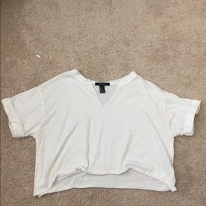 BLACK FRIDAY SALE**Forever 21 white crop top